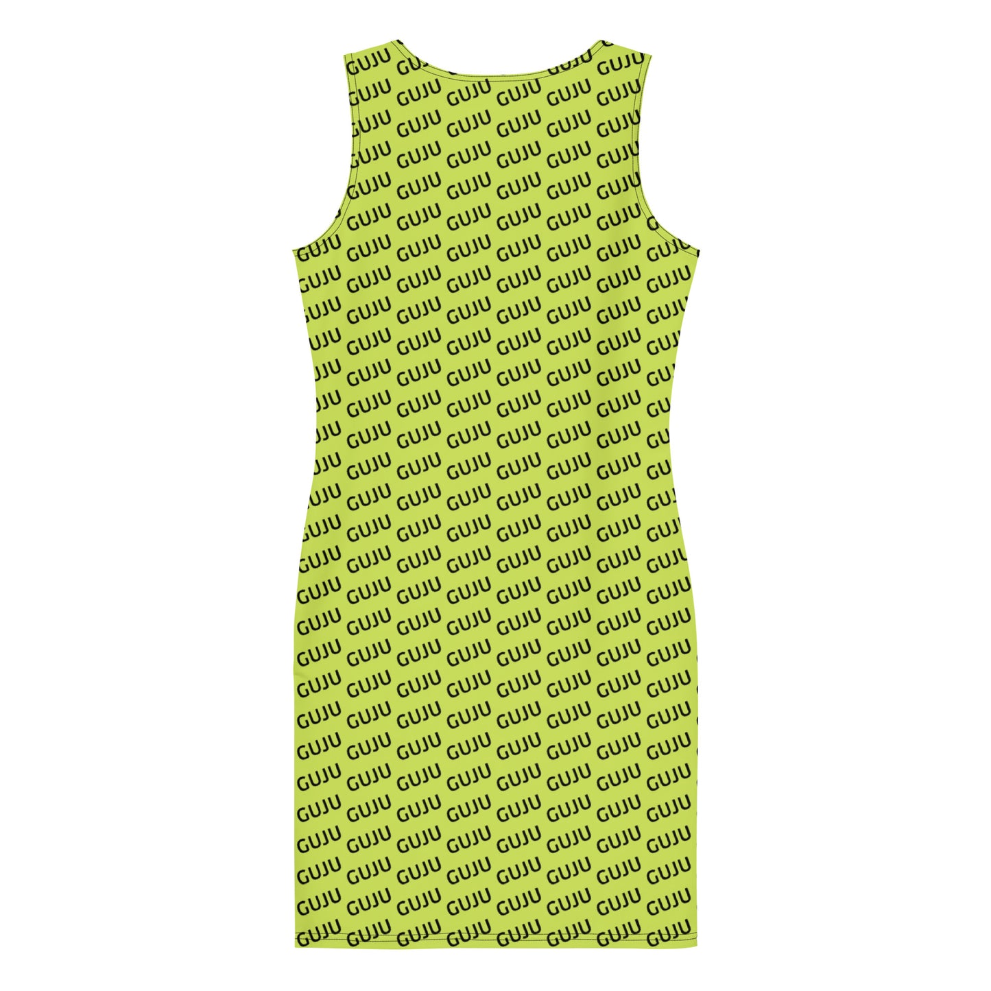 Kleid Limette Logoprint