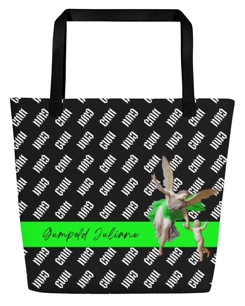 Printdesign Tasche "Angel green"